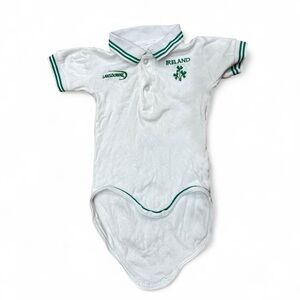Lansdowne White and Green Ireland Baby Onesie